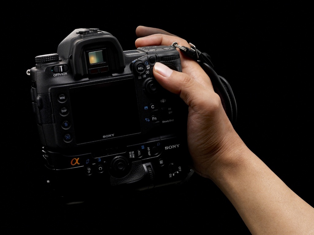 Sony A850 mit Hochformatgriff